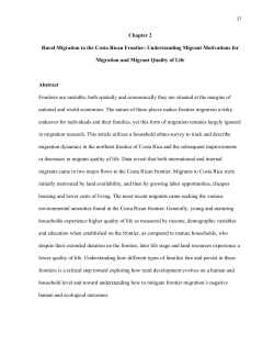 Chapter 2 Rural Migration to the Costa Rican Frontier