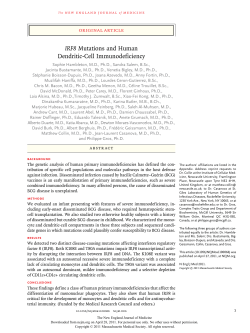 IRF8 Mutations and Human Dendritic
