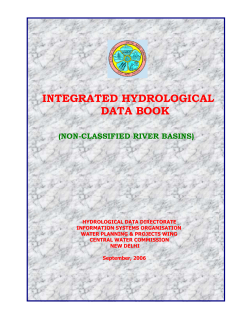 integrated hydrological data book