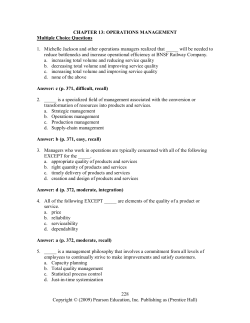 Operations Management
