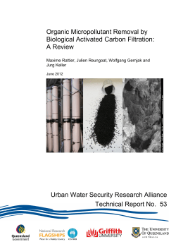 Organic Micropollutant Removal by Biological Activated Carbon