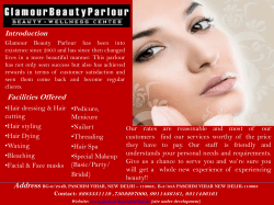 E-Brochure - Glamour Beauty Parlour