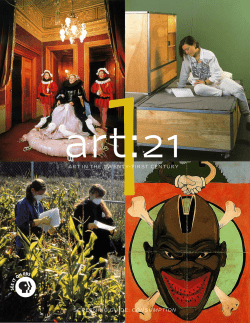 ART IN THE TWENTY-FIRST CENTURY SCREENING GUIDE