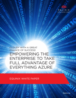 empowering the enterprise to take full advantage of