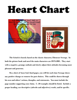 The Grinch is loosely based on the classic character, Ebenezer