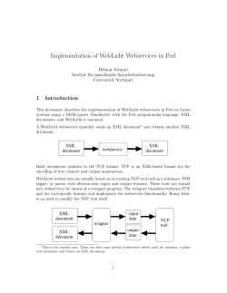 WebLicht services with Perl tutorial