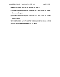 10:00 am - El Dorado Court