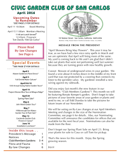 Civic Garden Club of San Carlos