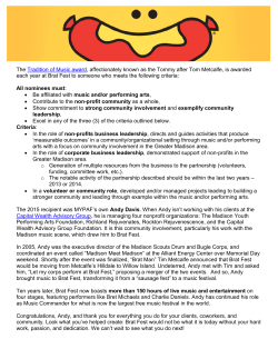 to read more - Madison Youth Performing Arts Foundation