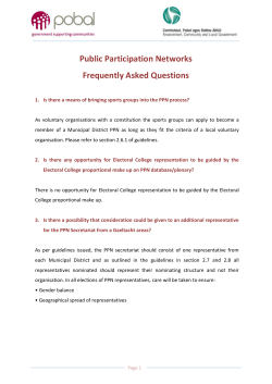 Public Participation Networks Frequently Asked Questions