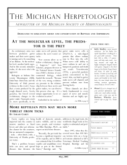 2005 working copy - Michigan Society of Herpetologists