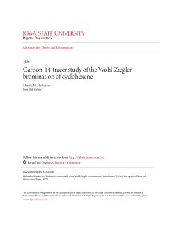 Carbon-14-tracer study of the Wohl