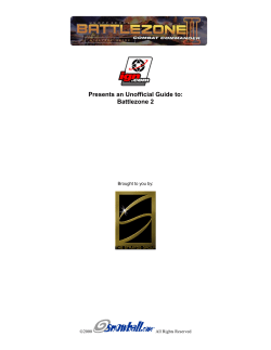 IGN.com Unofficial Guide to Battlezone 2