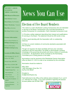 March 2014 News You Can Use