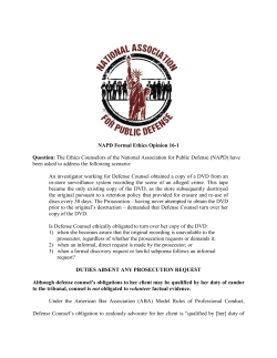 Formal Ethics Opinion 16-1 - National Association for Public Defense