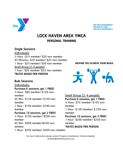 Single Sessions Individuals: Bulk Sessions Individuals: Small Group
