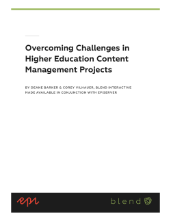 Overcoming Challenges in Higher Education
