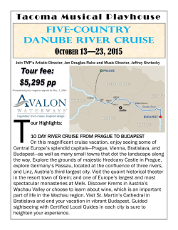 Tacoma Musical Playhouse Five-country Danube river Cruise