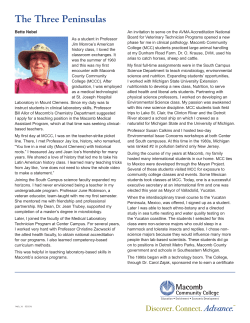 The Three Peninsulas - Macomb Community College