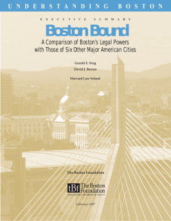 Boston Bound - Massachusetts Municipal Association