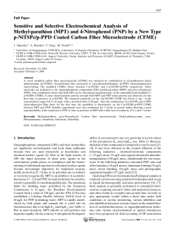 Sensitive and Selective Electrochemical Analysis of Methyl