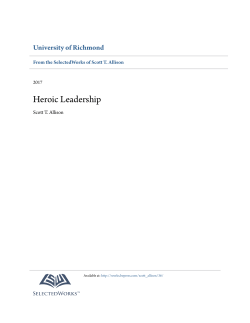 Heroic Leadership - SelectedWorks