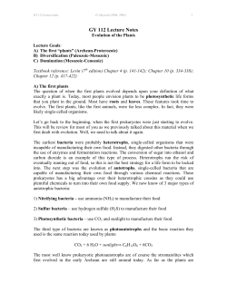 GY 112 Lecture Notes - University of South Alabama