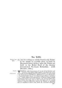 No. XIII. - NSW Legislation