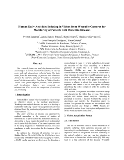 Human Daily Activities Indexing in Videos from Wearable Cameras