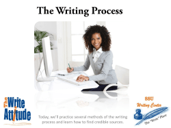 The Writing Process