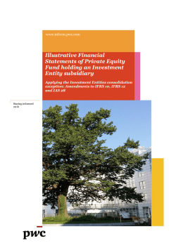 Illustrative Financial Statements of Private Equity Fund