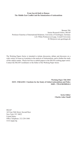 From Sayyid Qutb to Hamas: The Middle East Conflict and