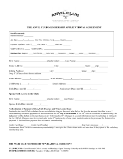 Final New Anvil Application