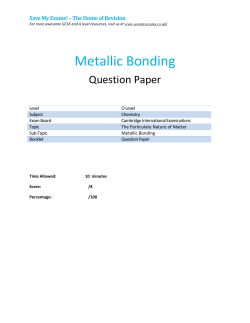 Metallic Bonding