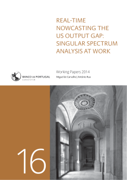 Real-time nowcasting the us output gap: singular spectrum analysis
