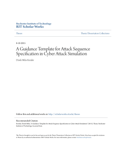 A Guidance Template for Attack Sequence Specification in Cyber