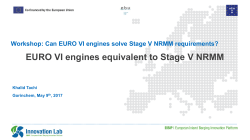 EURO VI engines equivalent to Stage V NRMM