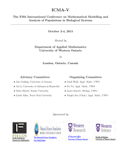 Program - UWO Applied Math