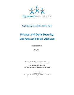 Privacy and Data Security: Changes and Risks Abound