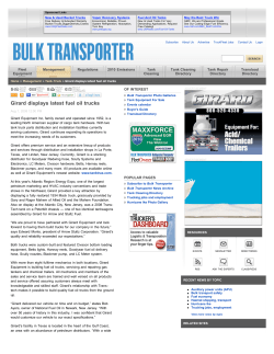 Girard displays latest fuel oil trucks | Girard Equipment Inc, family