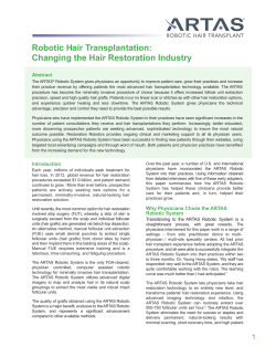 Changing the Hair Restoration Industry