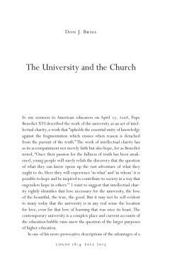 Sample Article - University of St. Thomas