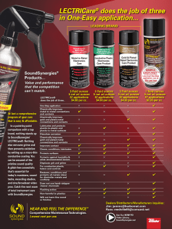 LECTRICare&reg; does the job of three in One