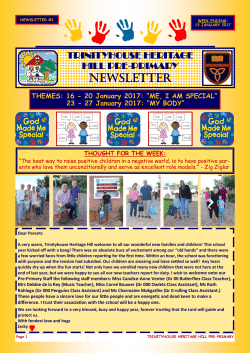 Publication1 TERM 1 &ndash; 13 January 2017