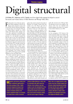 Planetary mapping J M Dohm, R C Anderson and K L Tanaka reveal