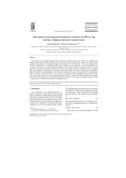 Adsorption and disproportionation reaction of OH on Ag surfaces