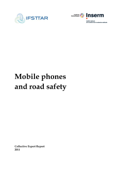 Mobile phones and road safety