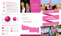 In Our Community - Komen North Texas