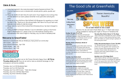 The Good Life at GreenFields