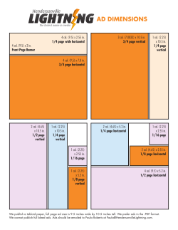 Ad Size Chart - US Cellular Center